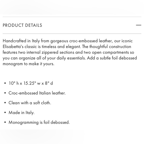 Mark & Graham Black Crocodile-Embossed Tote - Picture 4 of 4